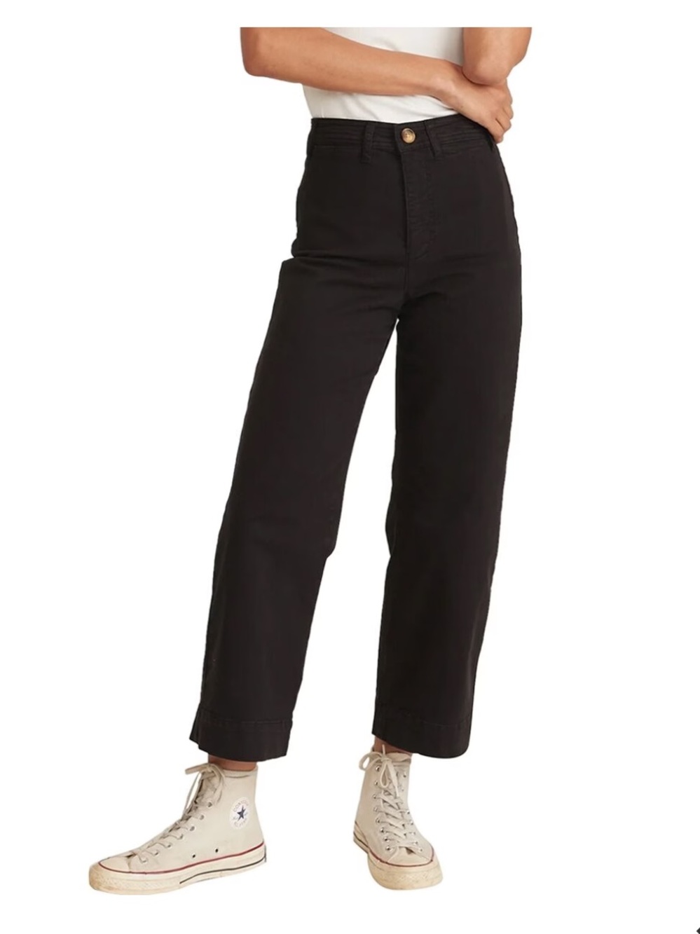 Marine Layer Bridget Pants. 10. Black.